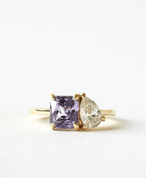 Lavender Sapphire Toi et Moi | Quote