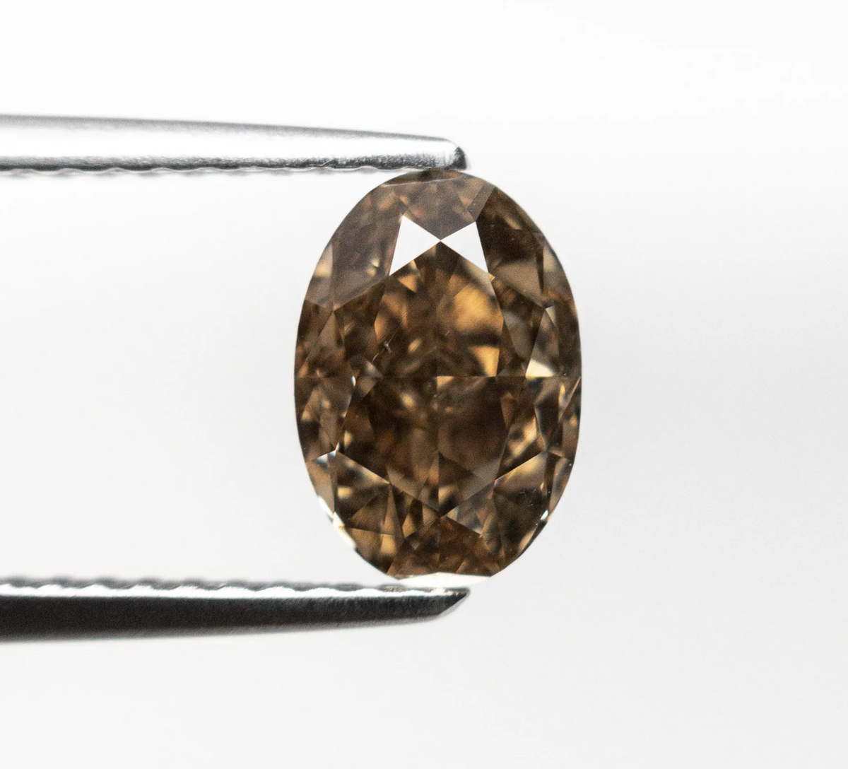 Jackie | Custom Champagne Oval Engagement Ring