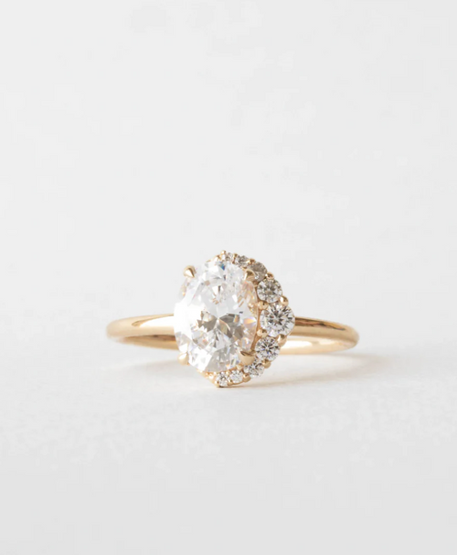 oval diamond ring