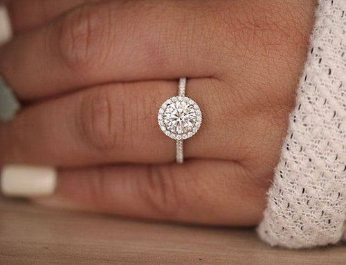Dainty Round Halo | Quote