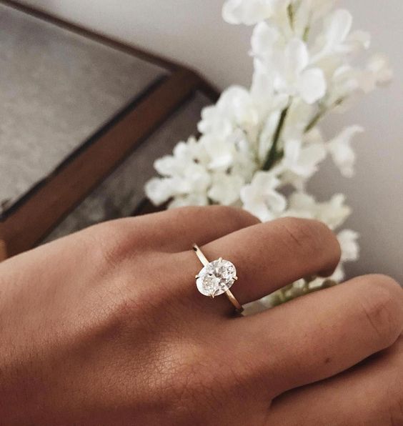 Oval Solitaire Ring | Quote