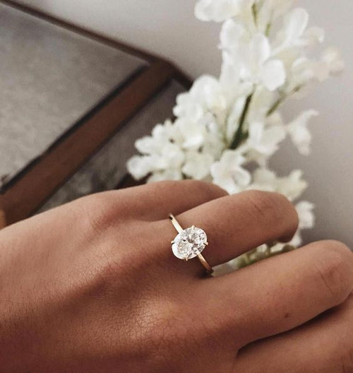 Oval Solitaire Ring | Quote