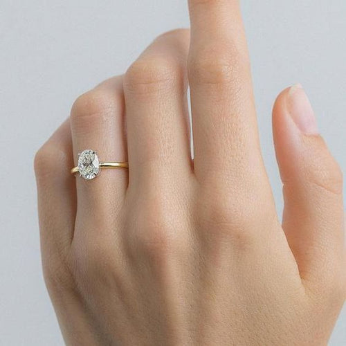 Raegan J511| Oval Solitaire Quote