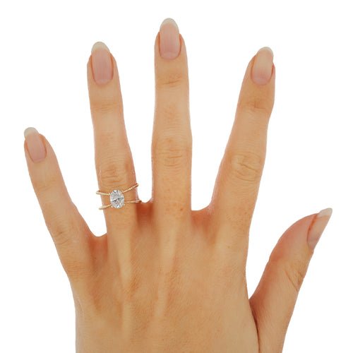 The Bridgette | Moissanite & Diamond Quote