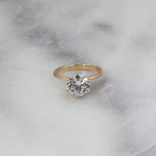Round Solitaire & Stacking Bands